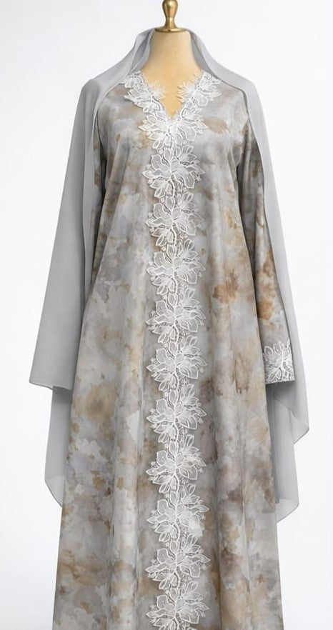 Mist Rose Abaya