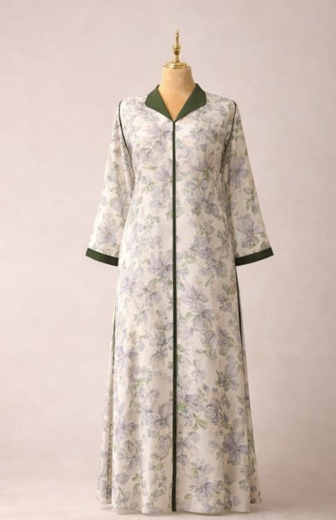 Sage Blossom Abaya