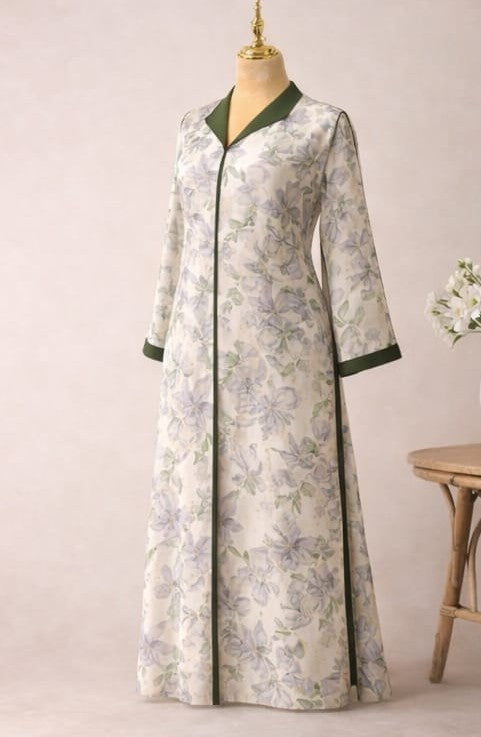 Sage Blossom Abaya