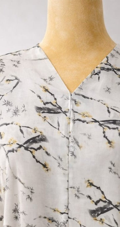 Winter Blossom Abaya