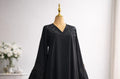 Noir Blossom Abaya