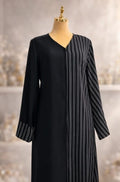 Monochrome Line Abaya