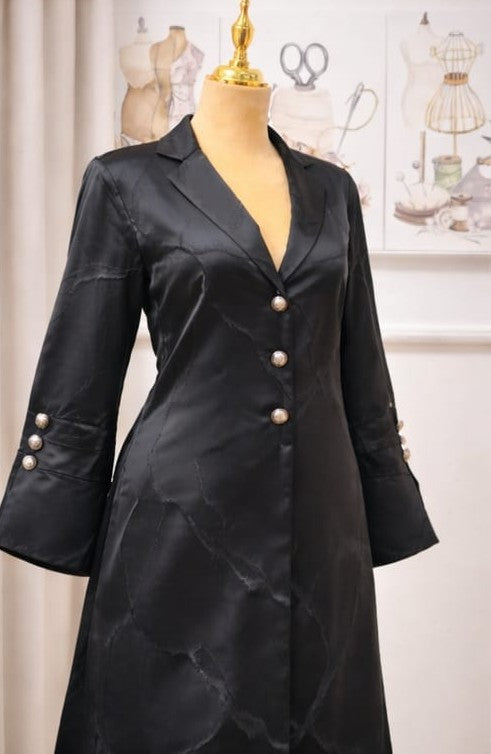 Noir Tailored Abaya