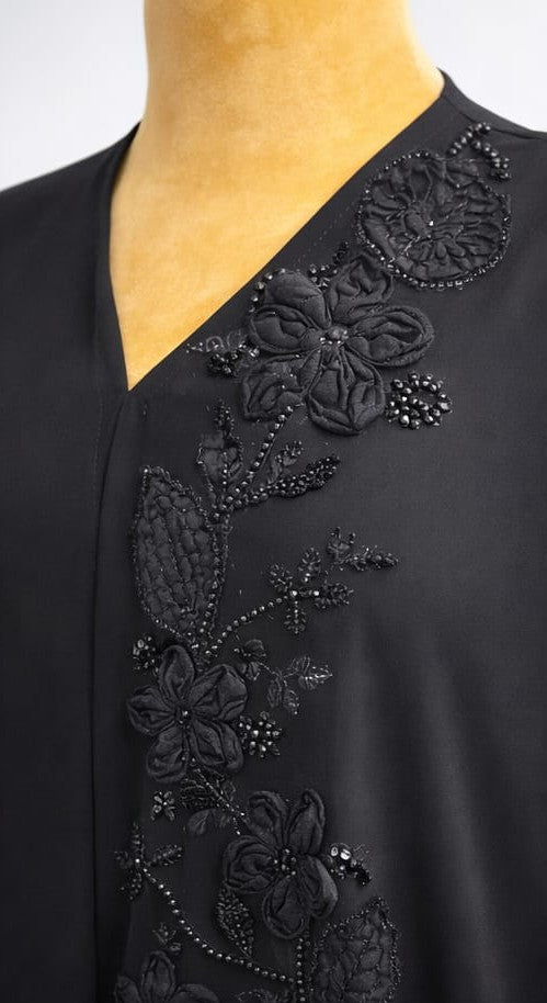 Midnight Fleur Abaya