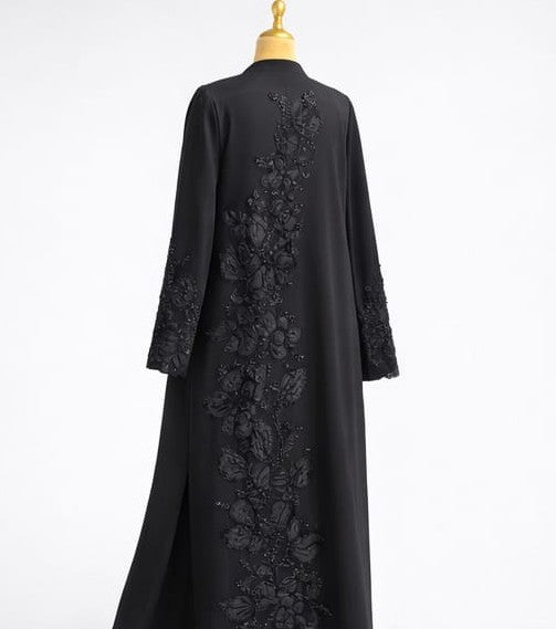 Midnight Fleur Abaya