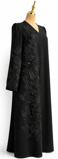Obsidian Bloom Abaya