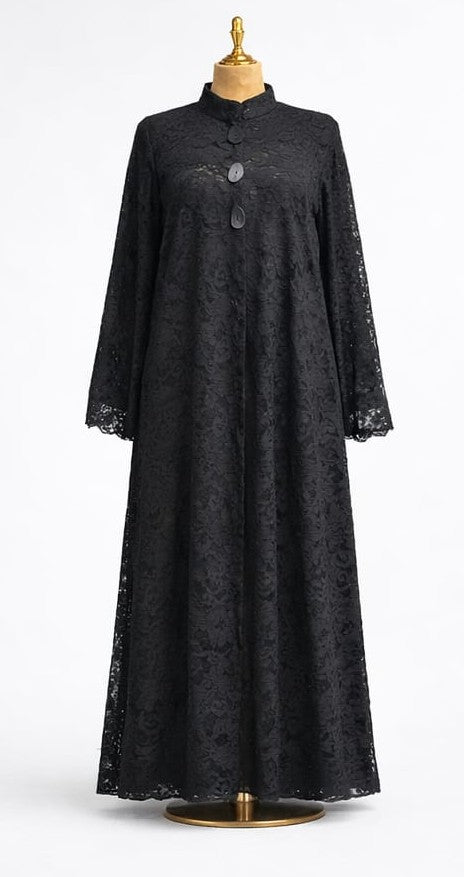 Midnight Lace Abaya