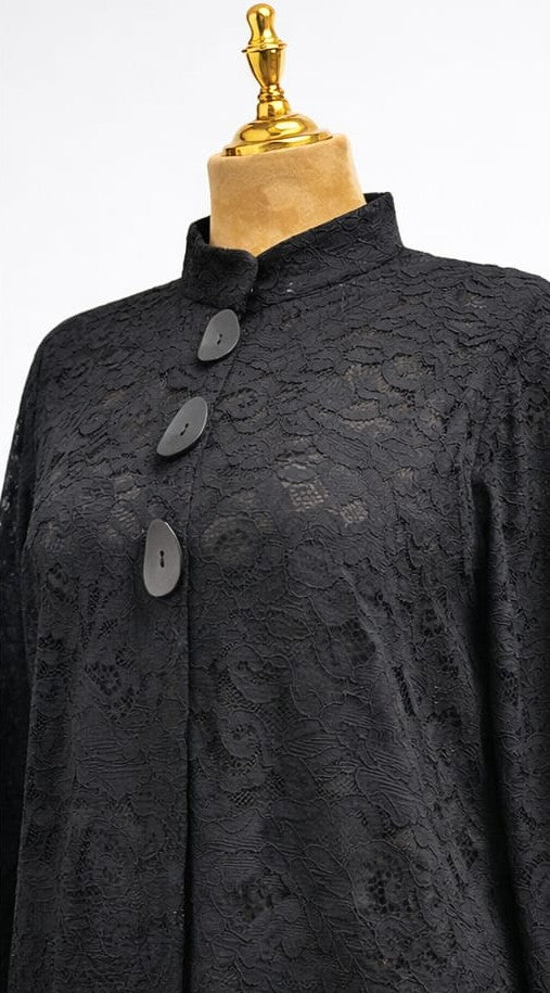 Midnight Lace Abaya