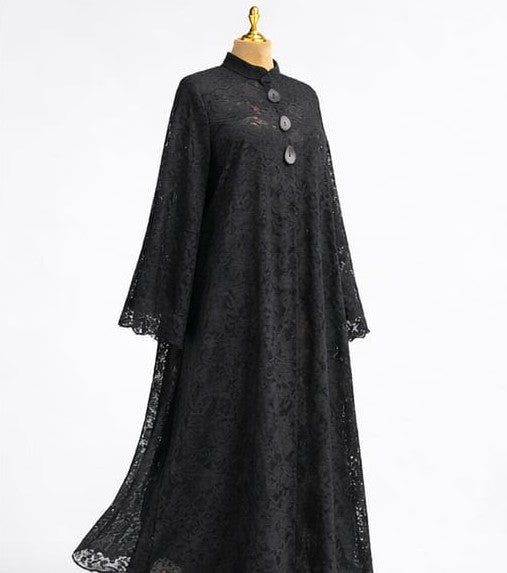 Midnight Lace Abaya