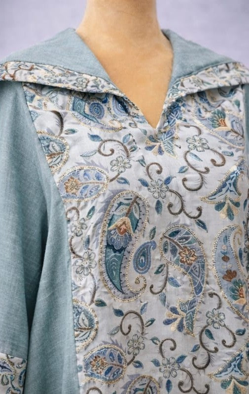 Ocean Paisley Dress