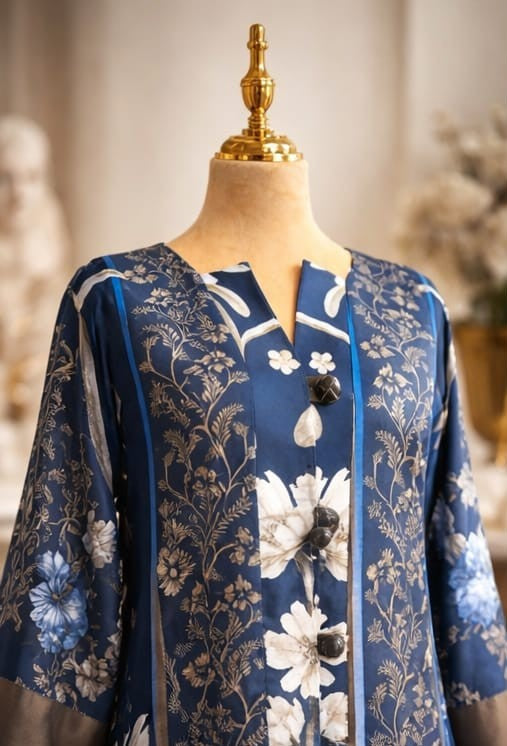 Sapphire Blossom Dress