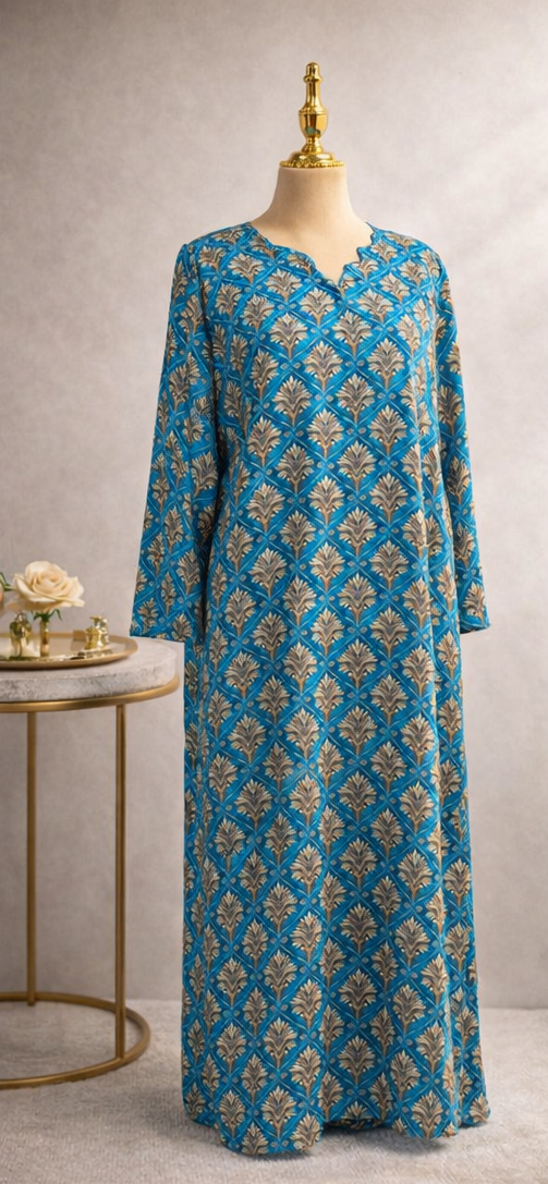 Royal Turquoise Jalabiya